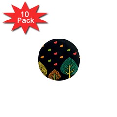 Vector Color Tree 1  Mini Magnet (10 pack) 