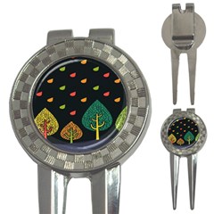 Vector Color Tree 3-in-1 Golf Divots