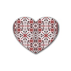 Pattern Heart Coaster (4 Pack) 