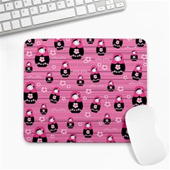 Matryoshka Doll Pattern Large Mousepads by Valentinaart