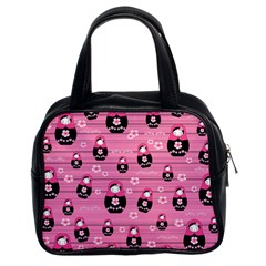 Matryoshka Doll Pattern Classic Handbags (2 Sides) by Valentinaart