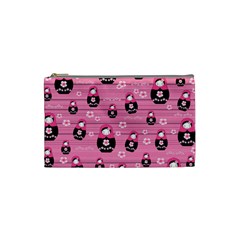 Matryoshka Doll Pattern Cosmetic Bag (small)  by Valentinaart