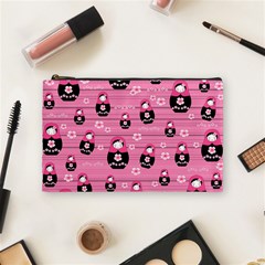 Matryoshka Doll Pattern Cosmetic Bag (medium)  by Valentinaart