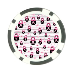 Matryoshka Doll Pattern Poker Chip Card Guard by Valentinaart