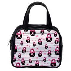 Matryoshka Doll Pattern Classic Handbags (one Side) by Valentinaart