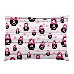 Matryoshka Doll Pattern Pillow Case by Valentinaart