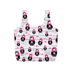 Matryoshka Doll Pattern Full Print Recycle Bags (s)  by Valentinaart