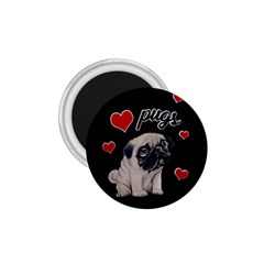 Love Pugs 1 75  Magnets by Valentinaart