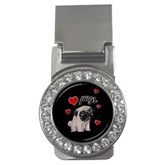 Love Pugs Money Clips (cz)  by Valentinaart