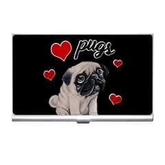 Love Pugs Business Card Holders by Valentinaart