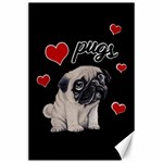 Love pugs Canvas 24  x 36  23.35 x34.74  Canvas - 1