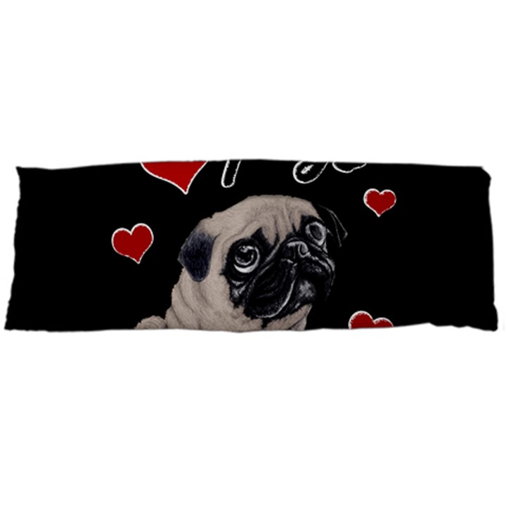 Love pugs Body Pillow Case (Dakimakura)