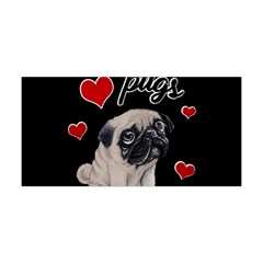 Love Pugs Yoga Headband