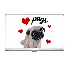 Love Pugs Business Card Holders by Valentinaart