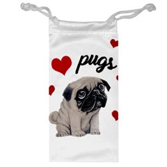 Love Pugs Jewelry Bag by Valentinaart