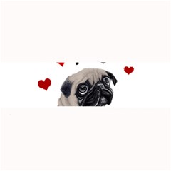 Love Pugs Large Bar Mats by Valentinaart