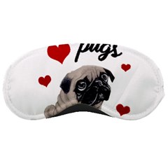 Love Pugs Sleeping Masks by Valentinaart