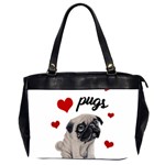 Love pugs Office Handbags (2 Sides)  Front