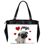 Love pugs Office Handbags (2 Sides)  Back