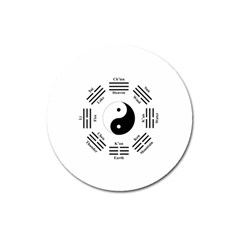 I ching  Magnet 3  (Round)