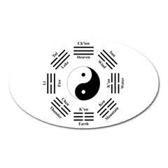 I ching  Oval Magnet