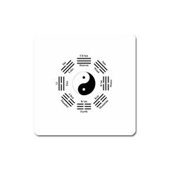 I ching  Square Magnet