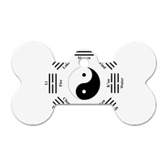 I ching  Dog Tag Bone (Two Sides)