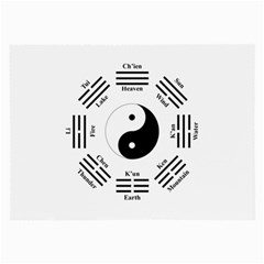 I ching  Large Glasses Cloth