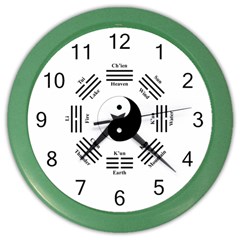 I ching  Color Wall Clocks