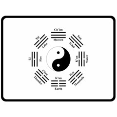 I ching  Fleece Blanket (Large) 