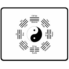 I ching  Fleece Blanket (Medium) 