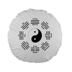 I ching  Standard 15  Premium Round Cushions