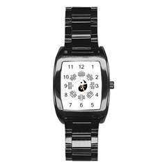 I ching  Stainless Steel Barrel Watch