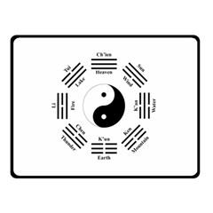 I ching  Double Sided Fleece Blanket (Small) 