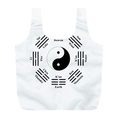 I ching  Full Print Recycle Bags (L) 