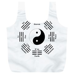 I Ching  Full Print Recycle Bags (l)  by Valentinaart