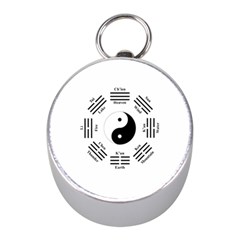 I ching  Mini Silver Compasses