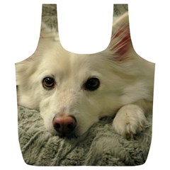 Niko Puppy Face Full Print Recycle Bags (l)  by NikoTheEskie