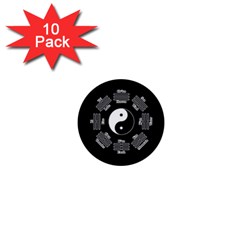 I Ching  1  Mini Buttons (10 Pack)  by Valentinaart