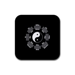 I Ching  Rubber Coaster (square)  by Valentinaart