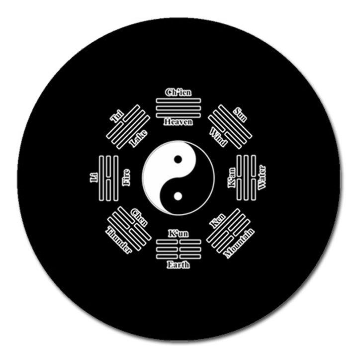 I ching  Magnet 5  (Round)