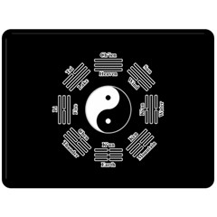 I Ching  Fleece Blanket (large)  by Valentinaart