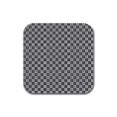 I Ching  Rubber Square Coaster (4 Pack)  by Valentinaart