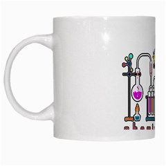 Chemistry Lab White Mugs by Valentinaart