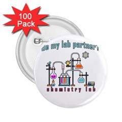 Chemistry Lab 2 25  Buttons (100 Pack)  by Valentinaart