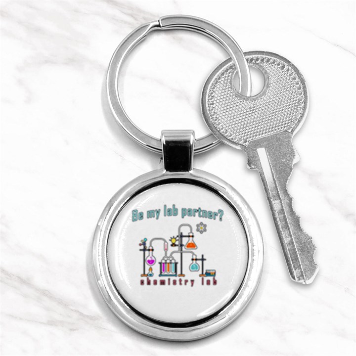 Chemistry lab Key Chains (Round) 