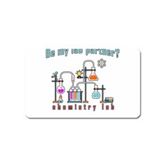 Chemistry Lab Magnet (name Card) by Valentinaart