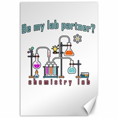 Chemistry Lab Canvas 12  X 18   by Valentinaart