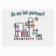 Chemistry Lab Large Glasses Cloth by Valentinaart