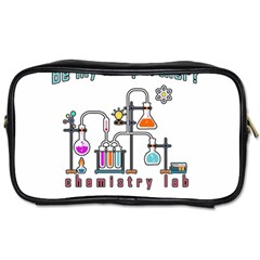 Chemistry Lab Toiletries Bags by Valentinaart